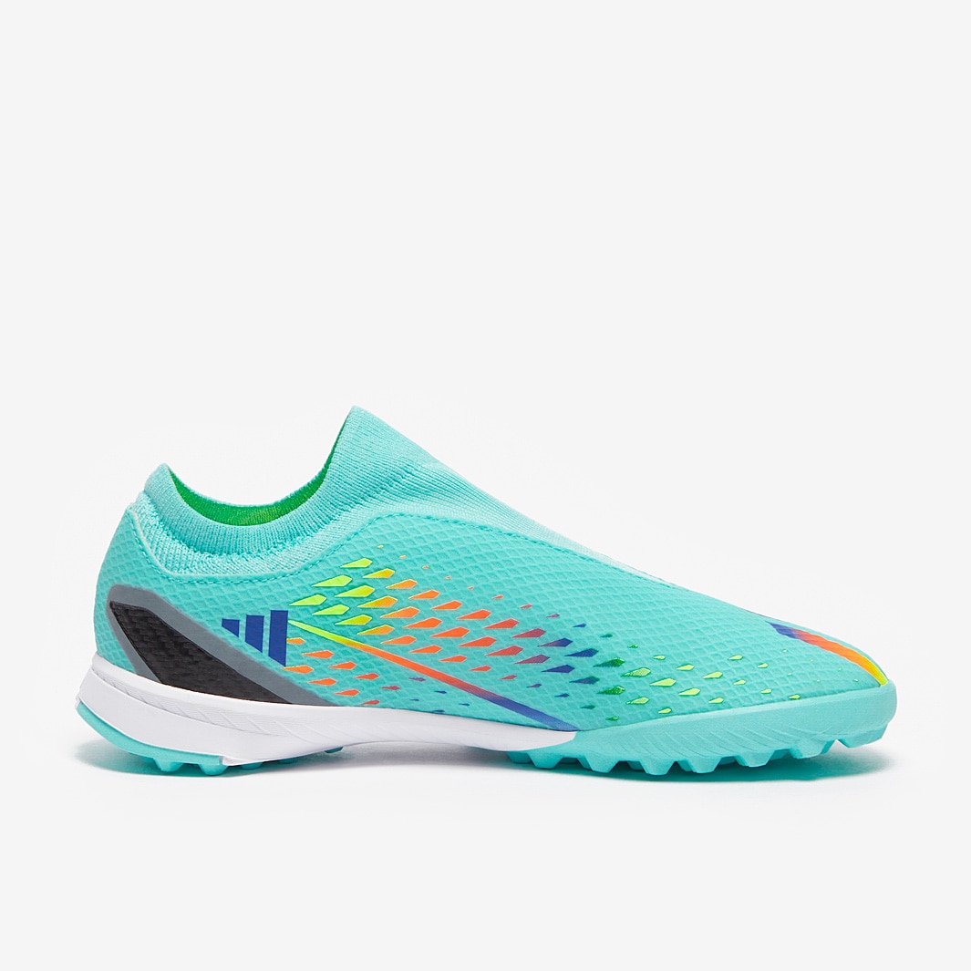 adidas Kids X Speedportal.3 Laceless TF - Clear Aqua/Power