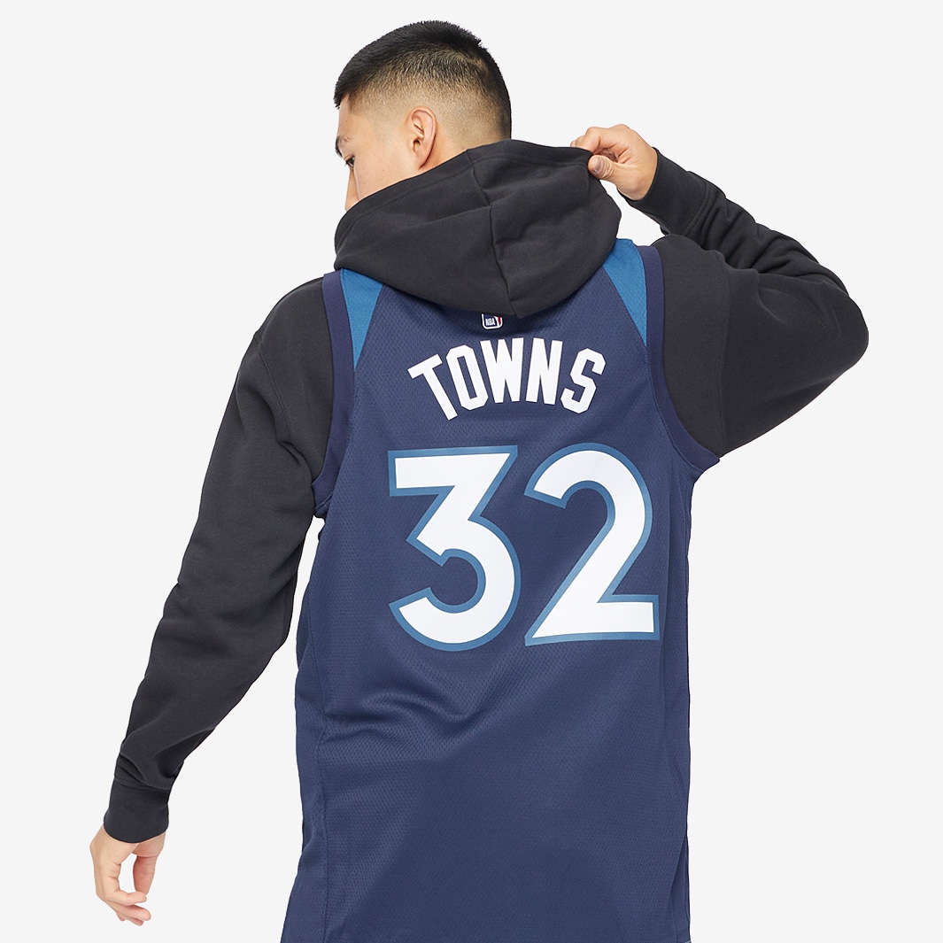 Men's Nike Karl-Anthony Towns Navy Minnesota Timberwolves Swingman Jersey -  Icon Edition