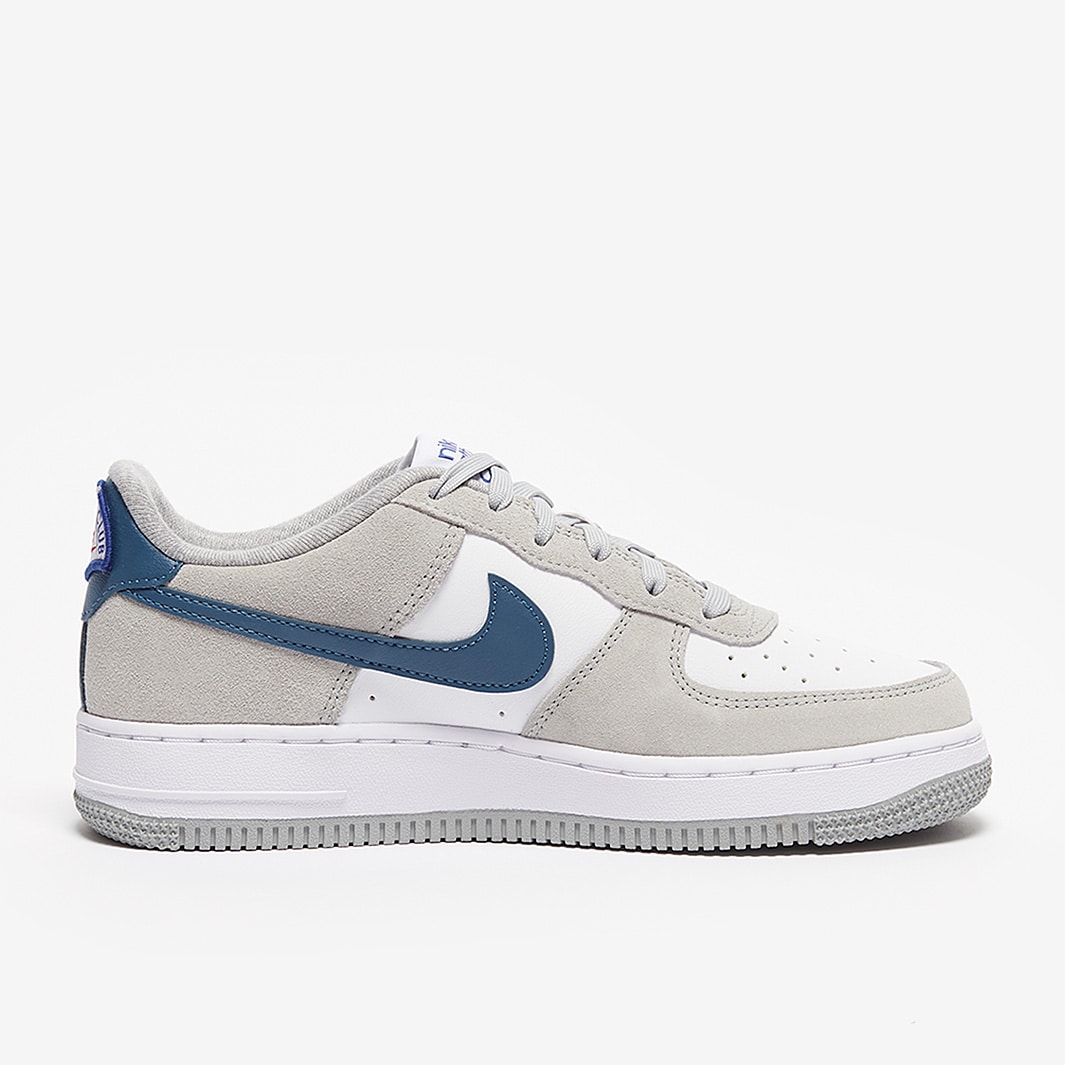 Nike Sportswear Enfants plus Ages Air Force 1 LV8 GS Gris Fumee Clair Marina Blanc Chaussures Enfant Pro Direct Soccer