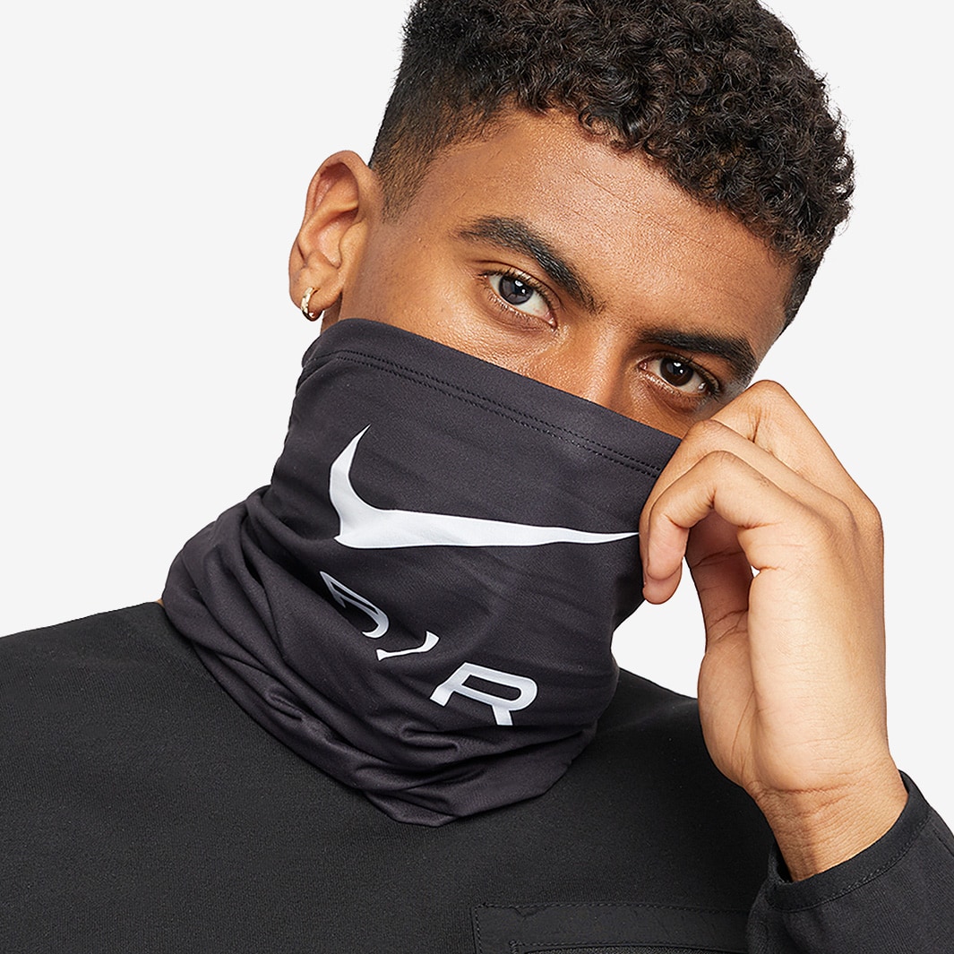 Nike Sportswear Air Neck Wrap - Black/Silver/White - Scarfs - Mens ...