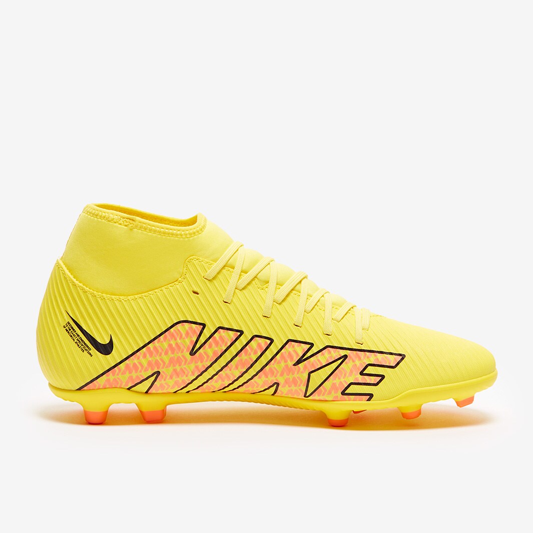 Nike Mercurial Superfly IX Club FG/MG - Yellow Strike/Sunset Glow ...