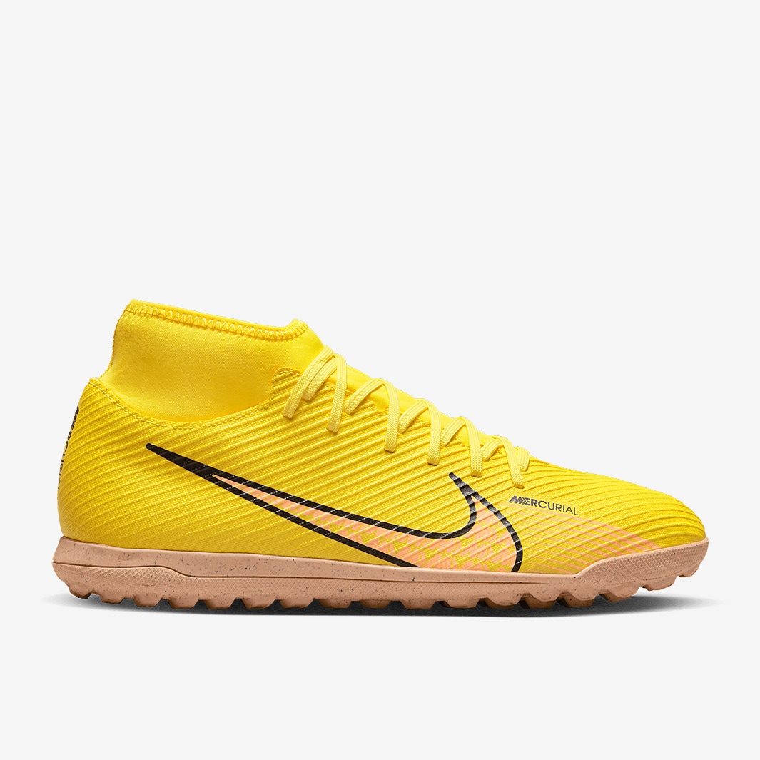 Nike Mercurial Superfly IX Club TF - Yellow Strike/Sunset Glow - Mens ...