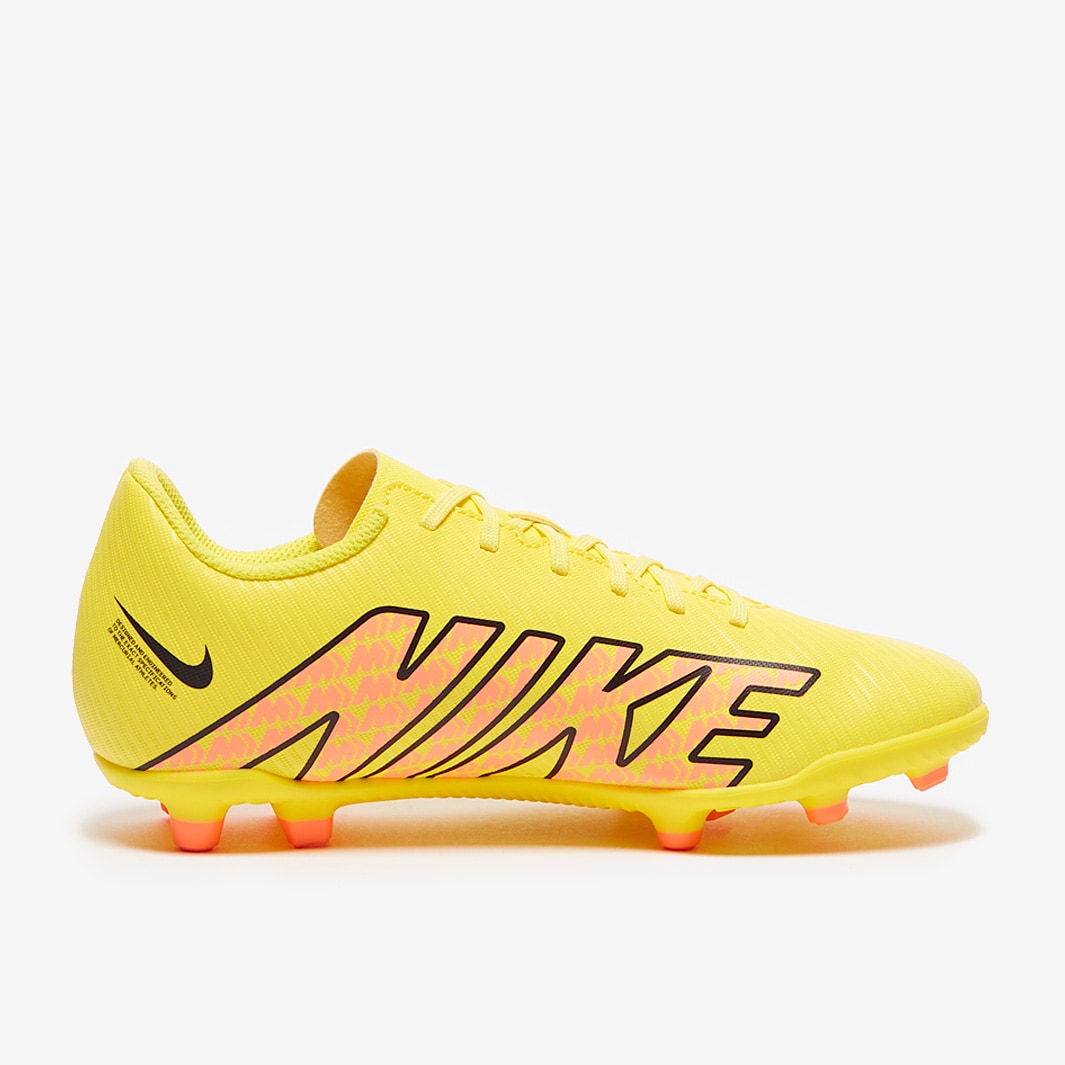 Nike Mercurial ネオンイエロー シューズ Nike Kids Mercurial Vapor XV Club FG/MG - Yellow Strike/Sunset