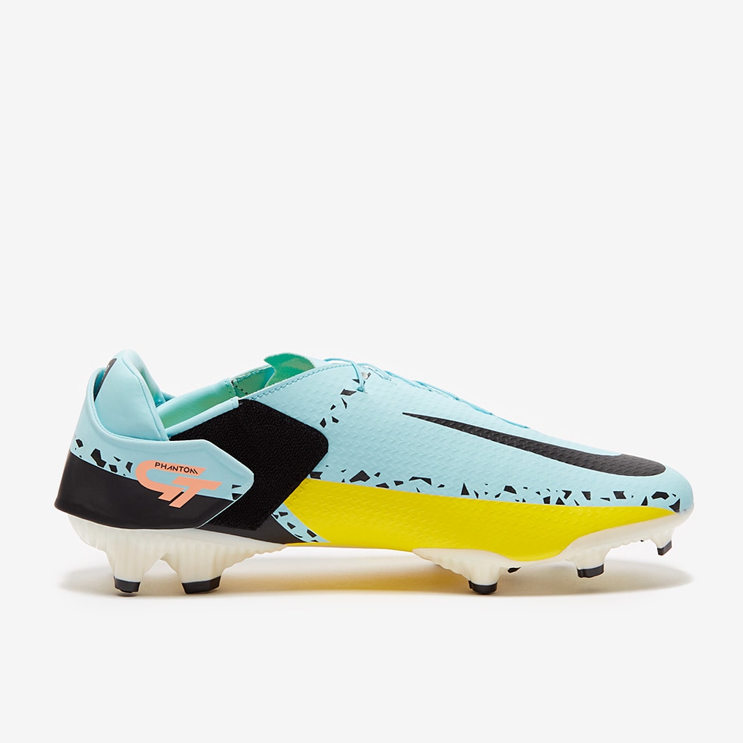 Nike Phantom Gt Ii Academy Flyease Fg Mg Hielo Glaciar Negro Amarillo Strike Terreno Firme