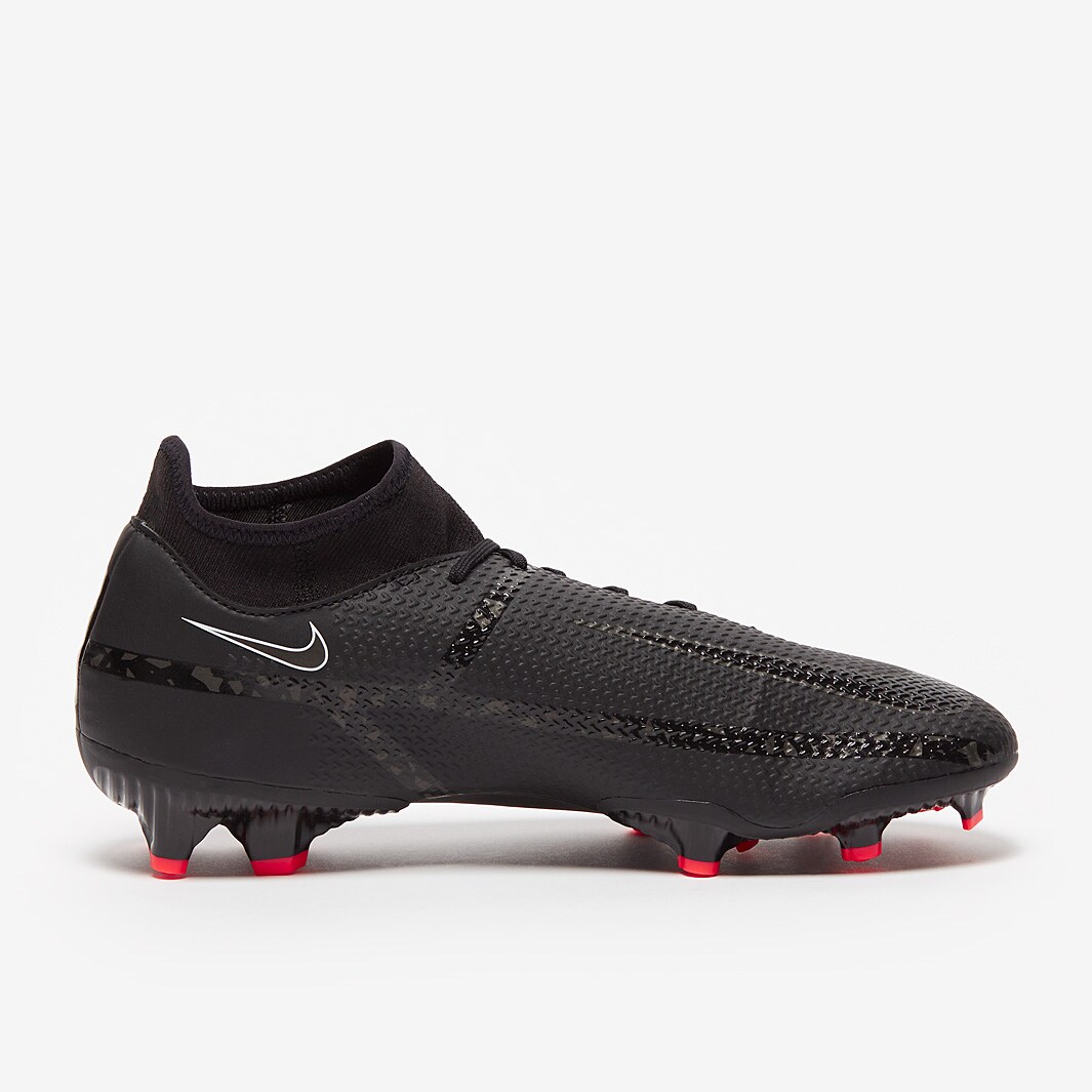 Nike Phantom GT II Academy DF FG/MG - Black/Dk Smoke Grey