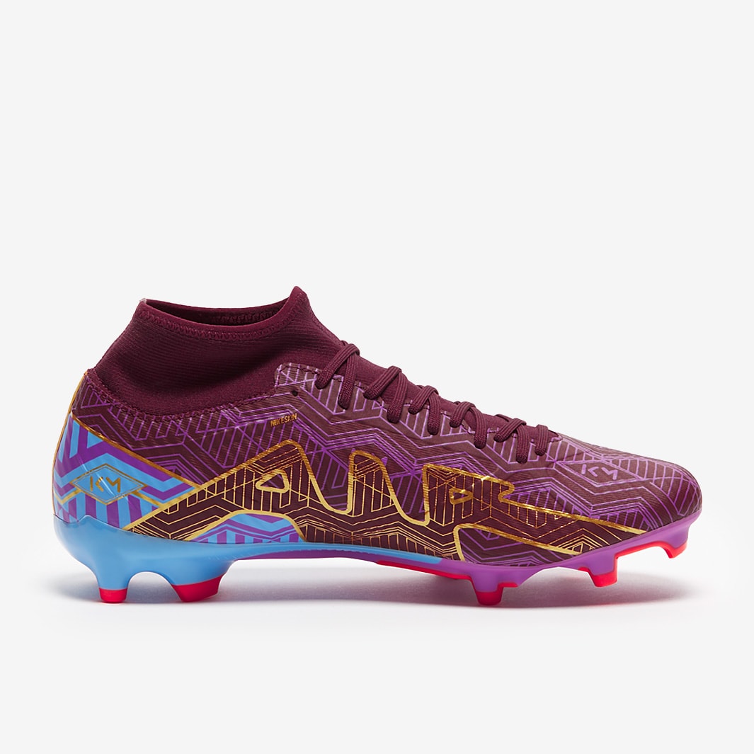 Nike Junior Zoom Mercurial Superfly 9 KM Academy FG/MG Soccer Cleats - Dark  Beetroot/Vivid Gold DV0735-694 – Soccer Zone USA