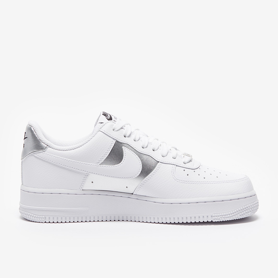 Nike Sportswear Womens Air Force 1 07 - White/Black/Metallic Silver ...