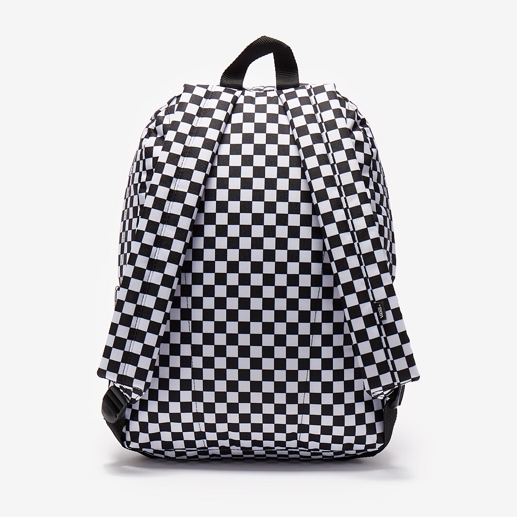 Vans Old Skool Check Backpack - Black/White - Bags - Accessories