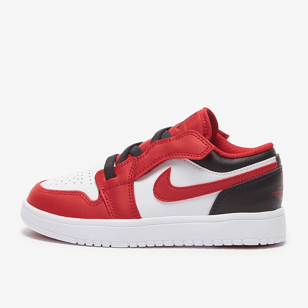 Jordan 1 Low Alt Younger Kids (PS) White/Gym Red/Black Boys Shoes