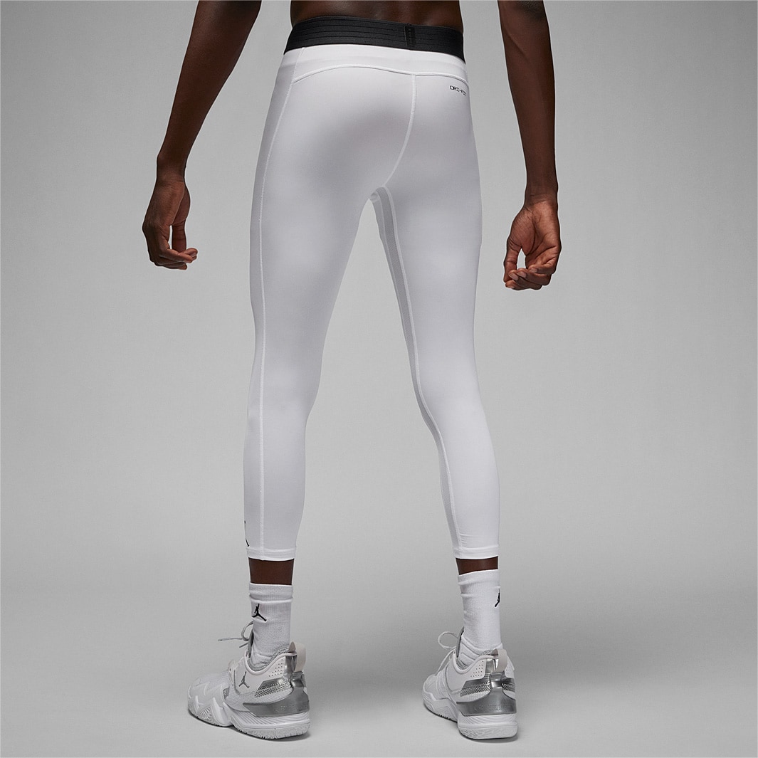Jordan Sport Dri-FIT 3/4 Tights - White/Black/Black - Mens
