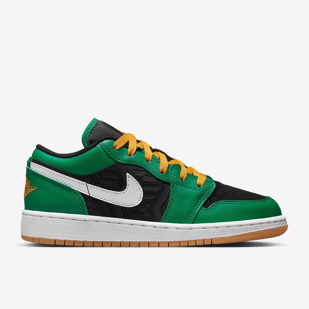 Air Jordan 1 Low SE Older Kids (GS) - Malachite/Fire Red/Black/Taxi ...