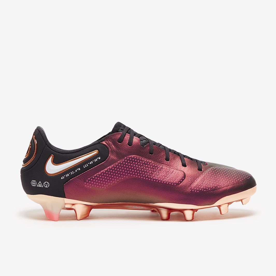 Nike Tiempo Legend IX Elite FG Space Purple White Off Noir Pink Blast Mens Boots