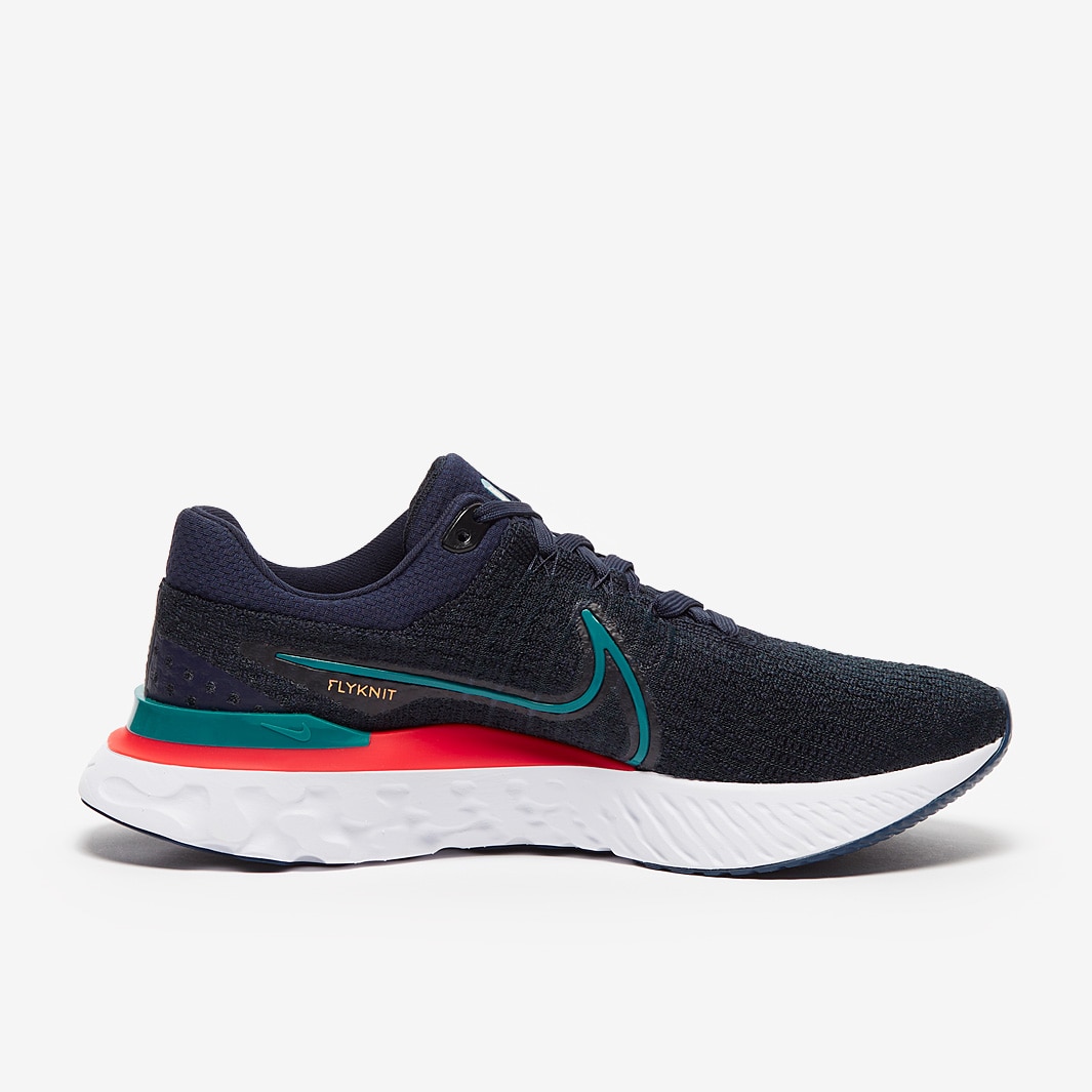 Nike Infinity Run Flyknit Obsidian/Bright Spruce-White-Lt