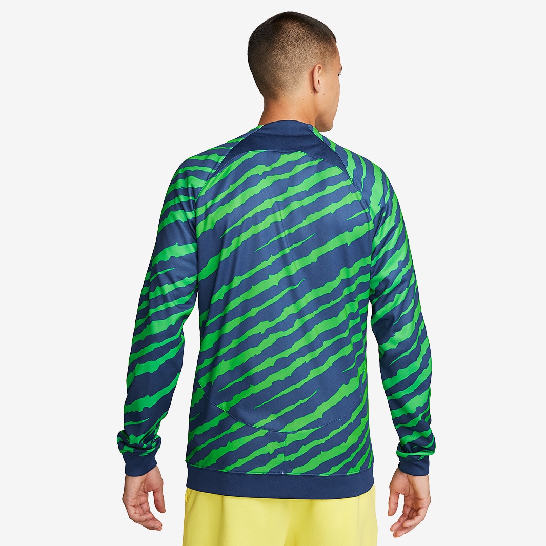 Nike Brazil 2023 Academy Pro Anthem Jacket - Coastal Blue/Dynamic Yellow