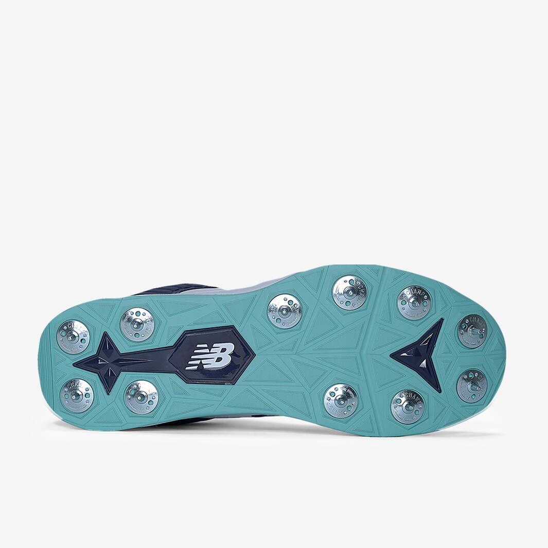 New Balance CK4030 Cricket Shoe White/Blue/Mint Mens Shoes Pro