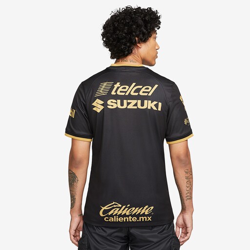 Nike Pumas 22/23 Dri-FIT Third Stadium Jersey - Black/Truly Gold/Truly Gold image 3 |