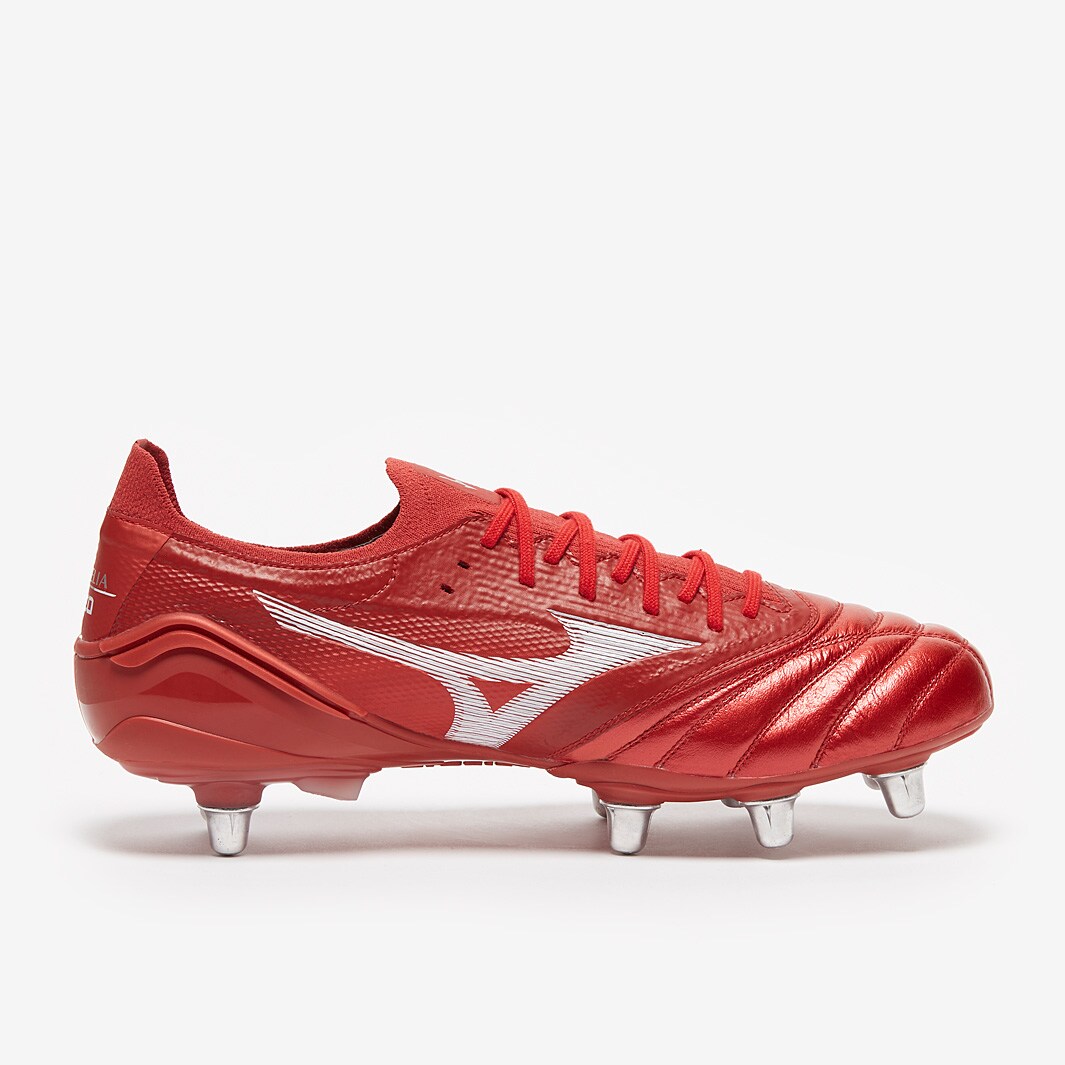 Mizuno Morelia Neo III ß Elite SI SG - High Risk Red/White/High