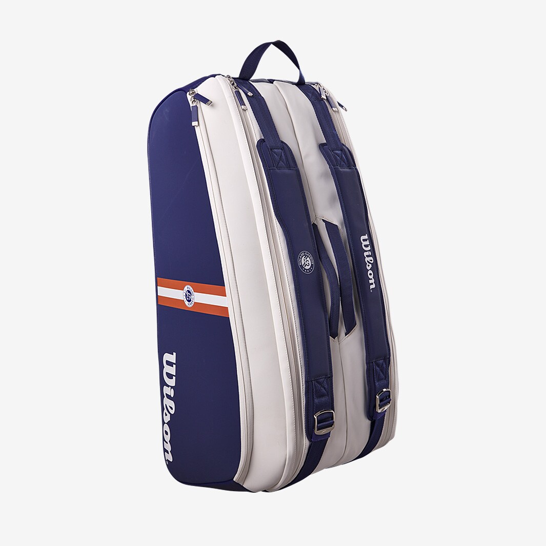 Wilson Super Tour 9 Pack Roland Garros Navy/White/Clay Bags
