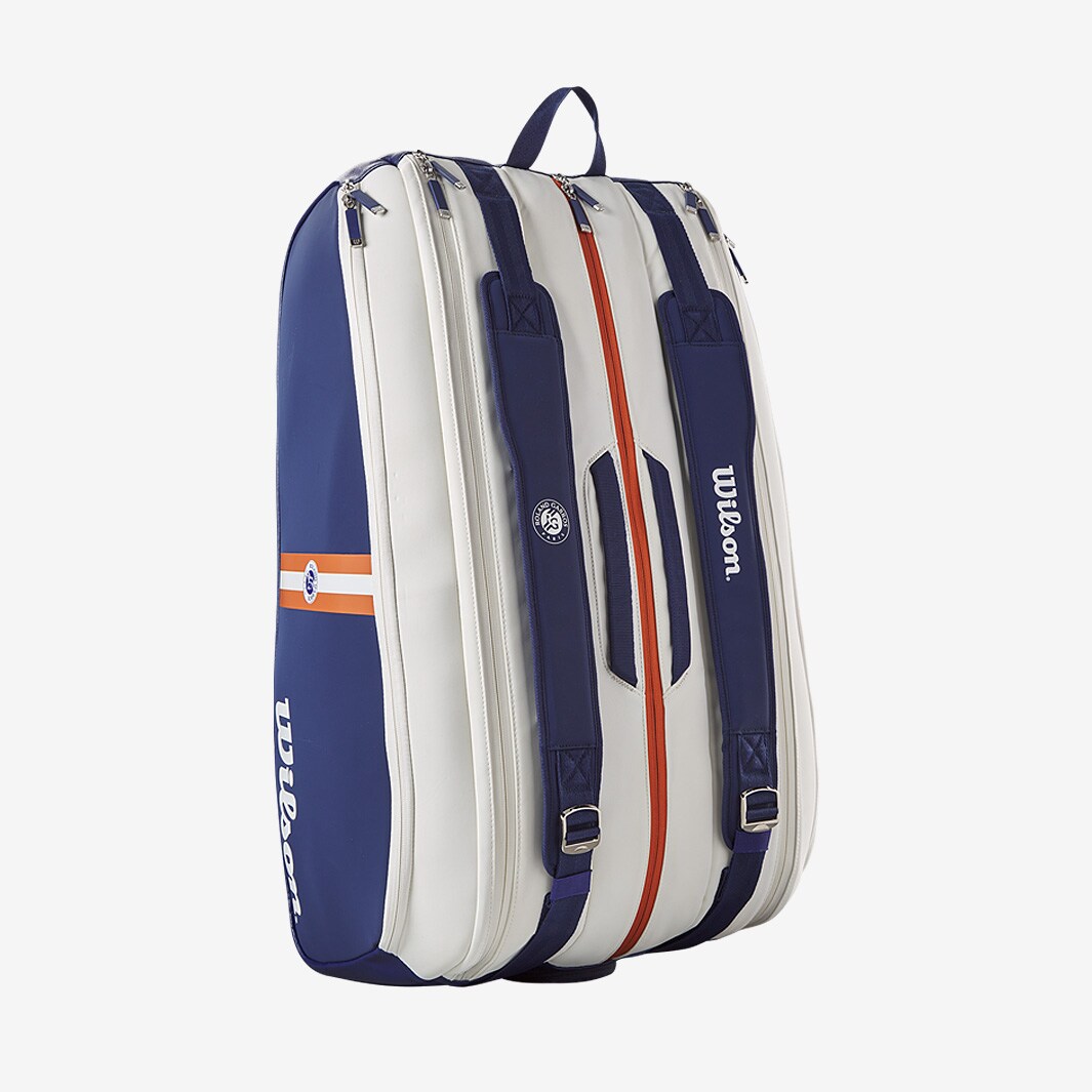 Wilson Super Tour 15 Pack Roland Garros Navy/White/Clay Bags