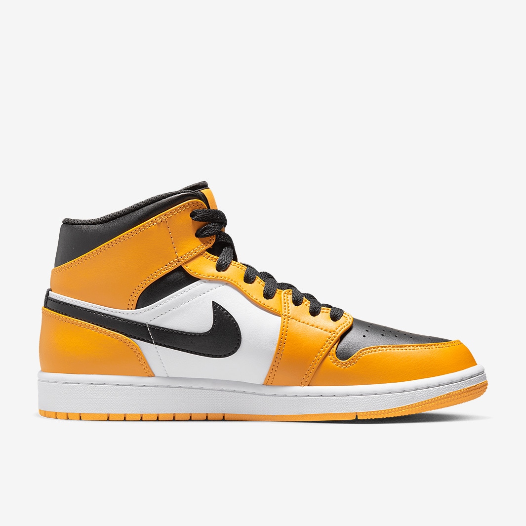 Air Jordan 1 Mid Taxi Black White Mens Shoes Pro Direct Basketball