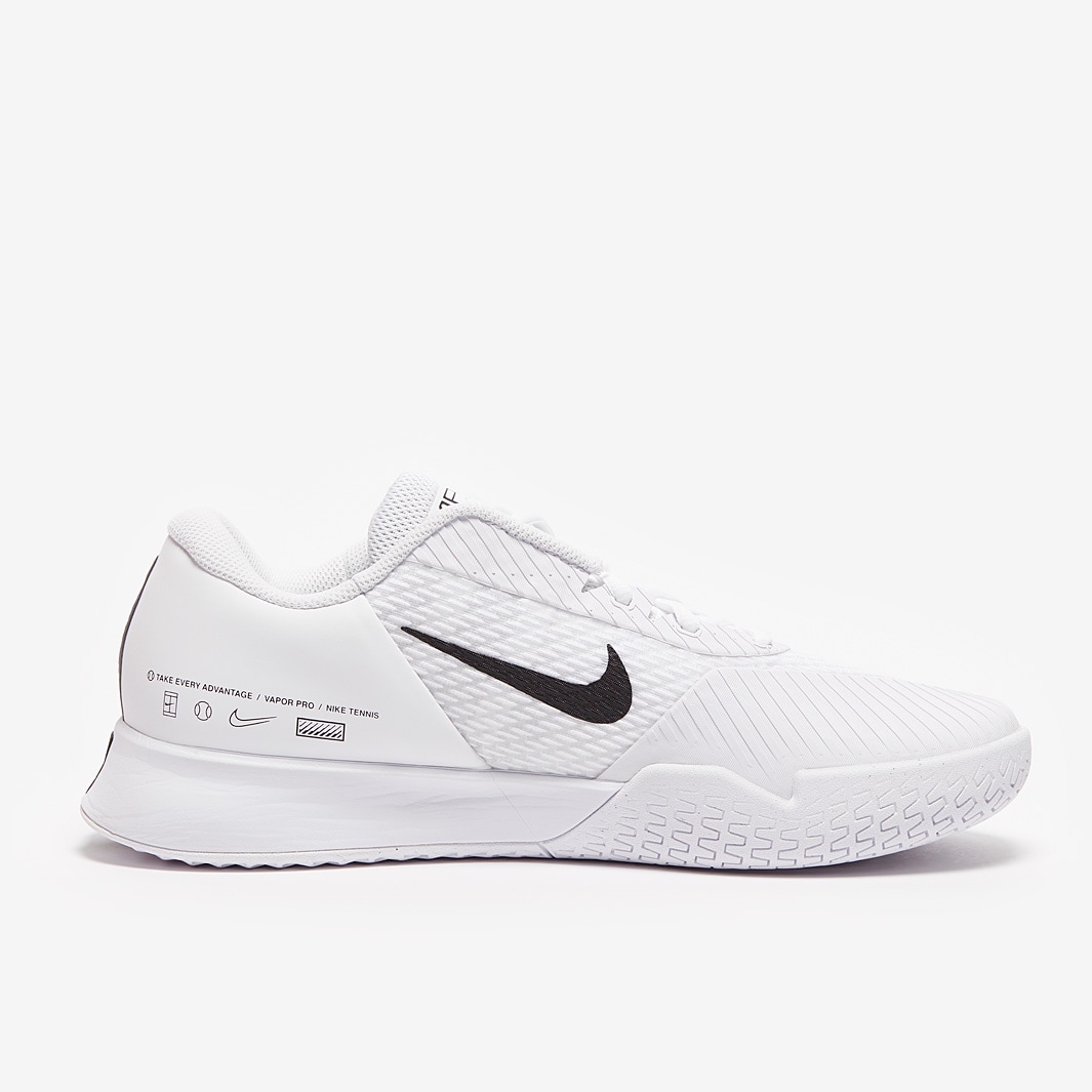 Nike Zoom Vapor Pro 2 White Black Mens Shoes Pro Direct Tennis