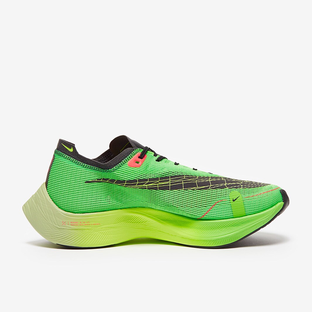 Nike ZoomX Vaporfly NEXT Percent 2 SCREAM GREEN/BLACKBRIGHT CRIMSON Mens Shoes ProDirect