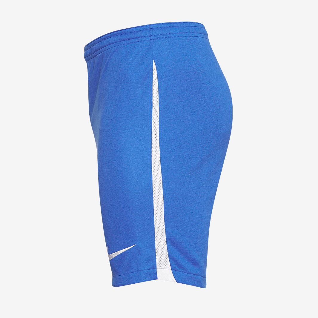 Nike DriFit Junior League III Knitted Shorts Royal Blue/White Junior Football Teamwear