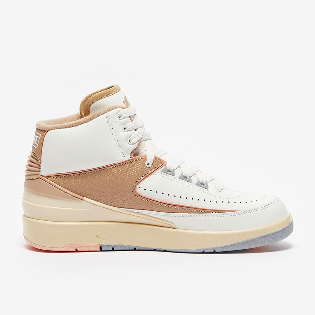 Womens Air Jordan 2 Retro Sail Desert Sunset Haze Muslin Womens Shoes Pro Direct Basketball
