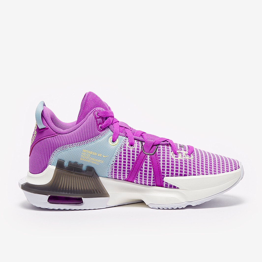 Nike Lebron Witness 7 - Fuchsia Dream/Citron Tint/Sail/White - Mens ...