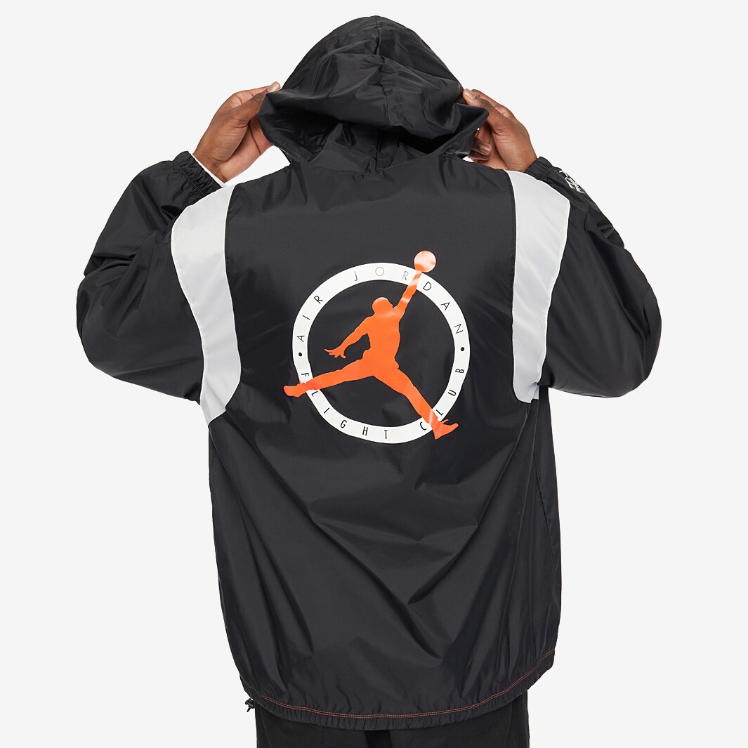 Jordan Flight MVP Woven Jacket Black/Rush Orange/Phantom/Phantom
