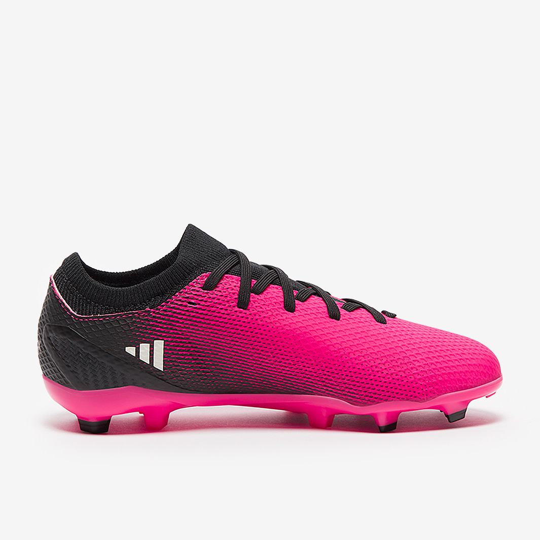 adidas Kids X Speedportal.3 FG - Team Shock Pink/Zero Met