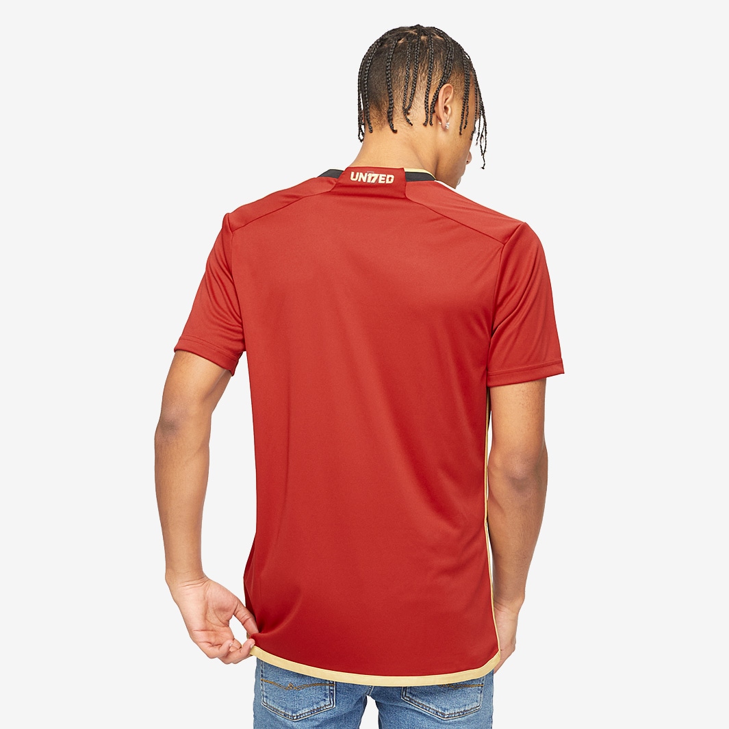 adidas Atlanta FC 2024 Home Shirt - Black/Team Victory Red - Mens