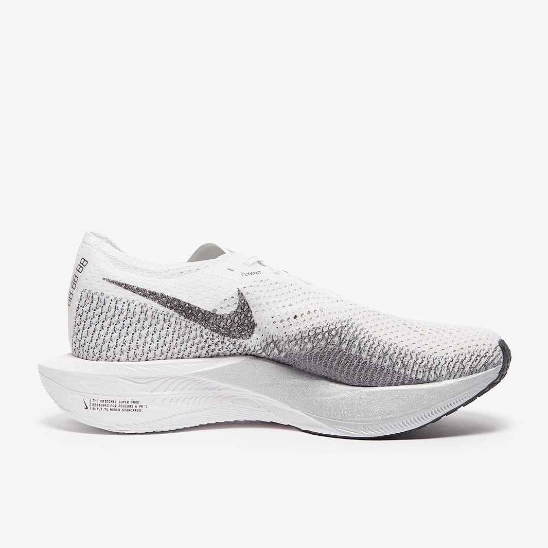 Nike ZoomX Vaporfly Next Percent 3 - White/Dk Smoke Grey-Particle Grey ...