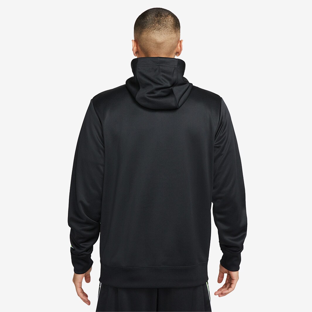 nike repeat pack taping hoodie in black