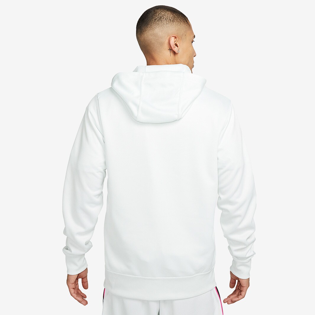 nike drip wash hoodie with print in washed pink
