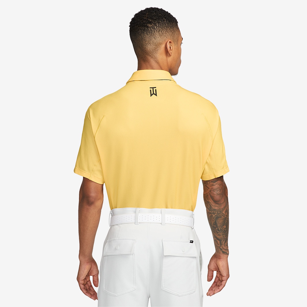 Nike Tiger Woods Dri Fit Polo - Solar Flare/Topaz Gold/Black - Mens ...