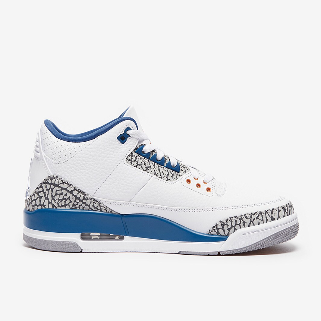 Air Jordan Retro White/Metallic Copper/True Blue Mens Shoes
