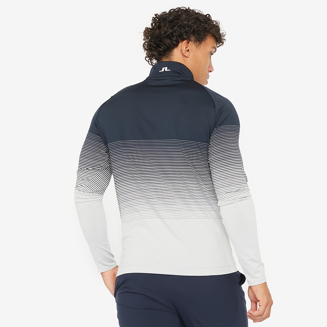 J.LINDEBERG Luis Zipped Golf sweater ライトグレー ジェイ