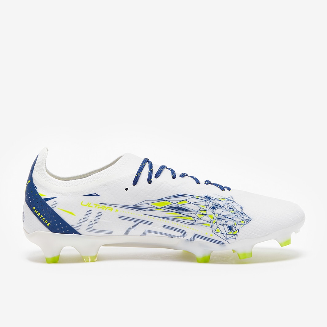 Puma Ultra Ultimate x Pulisic FG/AG - Puma White/Lime Smash