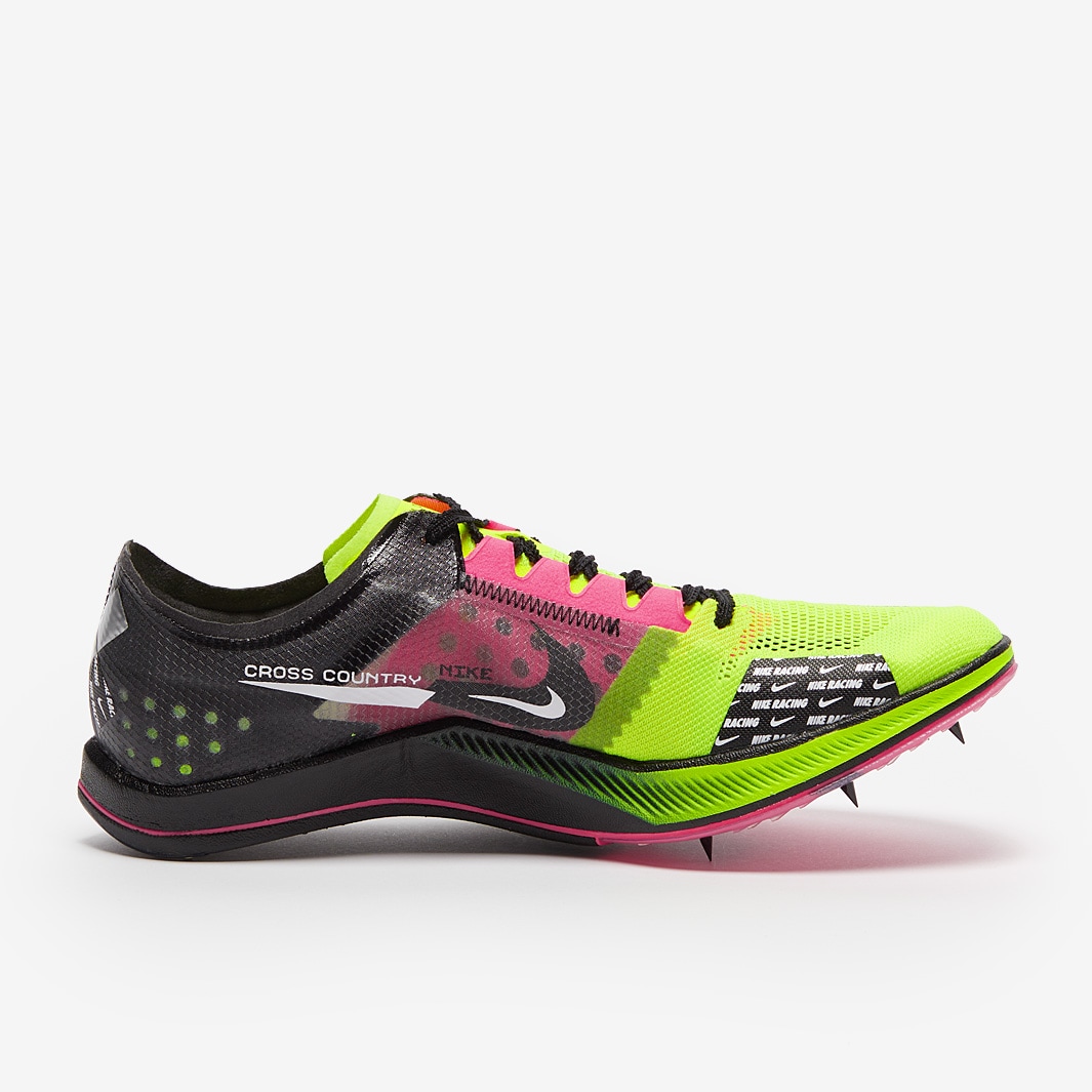 Nike ZoomX Dragonfly XC - Volt/White-Black-Hyper Pink - Mens Shoes