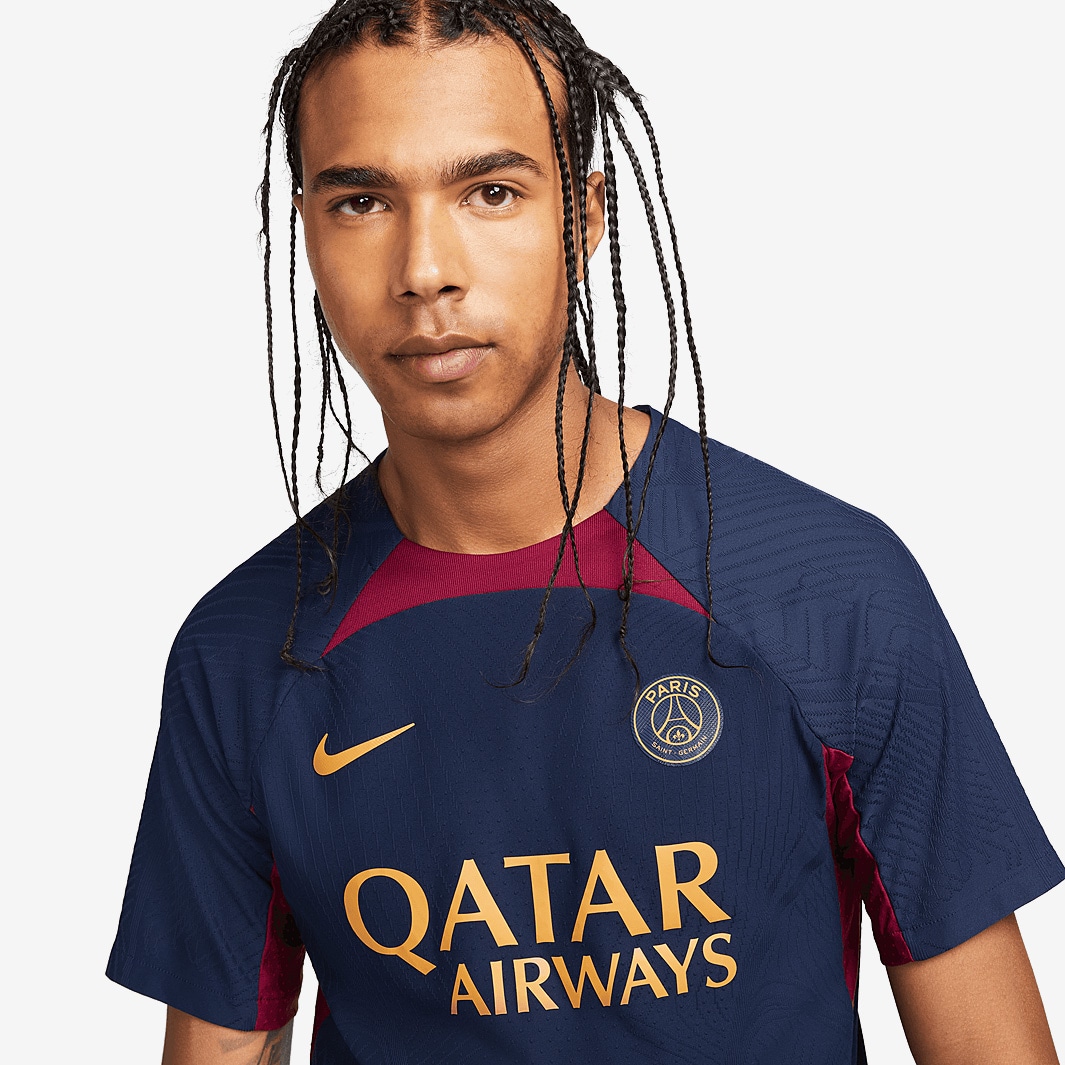 Nike PSG 23/24 Dri-Fit ADV Strike Elite SS Top Blackened Blue