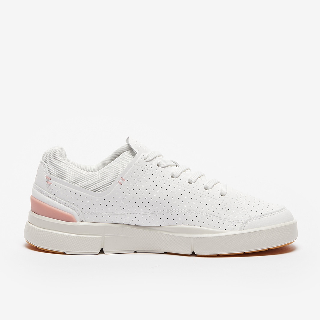 On Womens The Roger Centre Court - White/Woodrose - Trainers