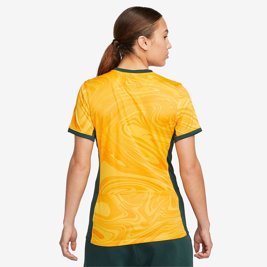 Nike Womens Australia 2023 Dri-Fit Stadium SS Home Jersey