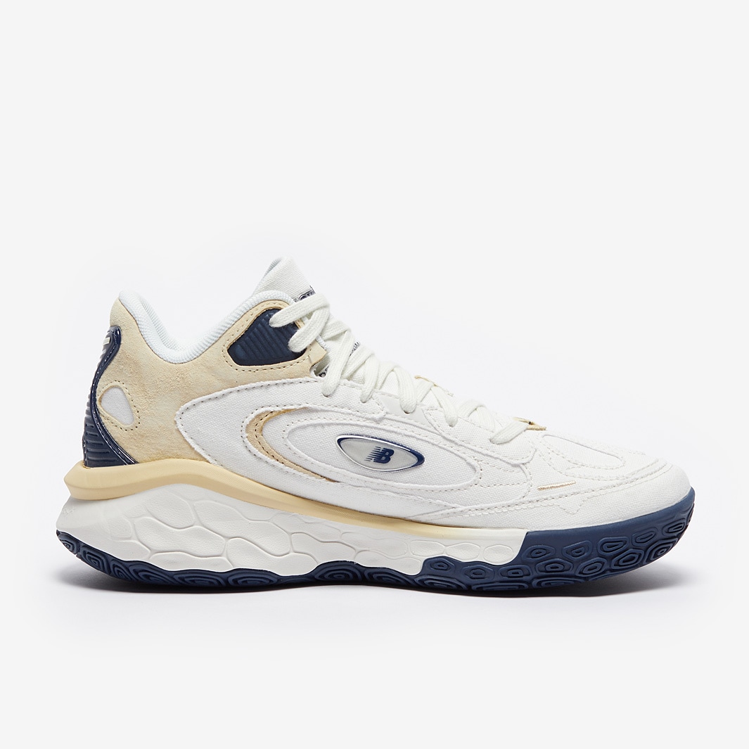 シューズ(男性用) New Balance freshfoam bb \"sea salt\" New Balance Fresh Foam BB - Sea Salt/Forest Green/Gold