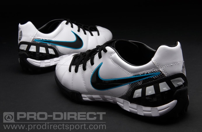 Microprocesador alto camarera Nike Soccer Shoes - Nike Total 90 Shoot III Turf - Mens Soccer Cleats -  White/Black/Chlorine Blue 