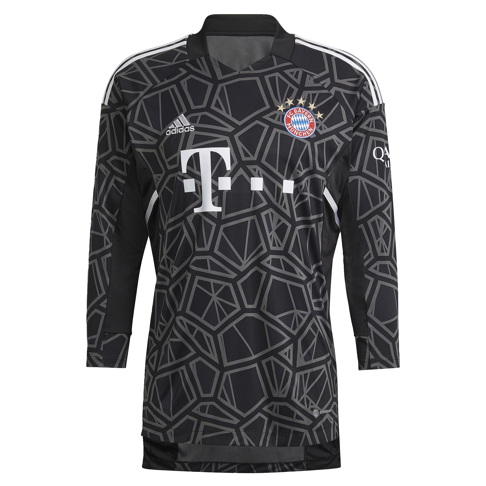 adidas FC Bayern München 22/23 Jugend Torwarttrikot Schwarz