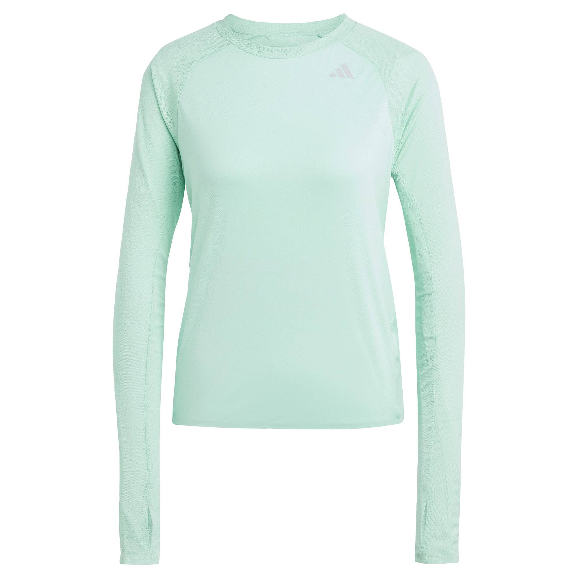 adidas long sleeve top womens green