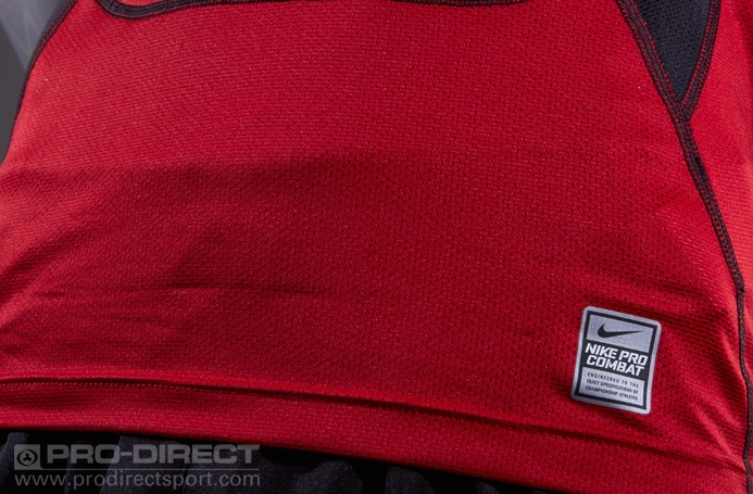 Nike Baselayer - Nike Hypercool Compression Short Sleeve Top 2.0 -  Baselayer Clothing - Gym Red-Black