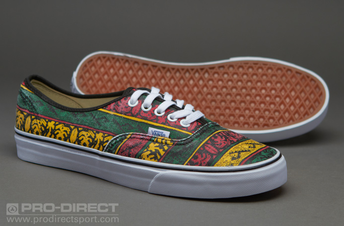 Vans Reggae Vans Authentic - Mens Select Footwear - Rasta | Pro:Direct Soccer