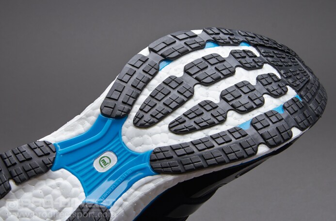 adidas Energy Boost Mens Running Shoes Black-Black-Solar